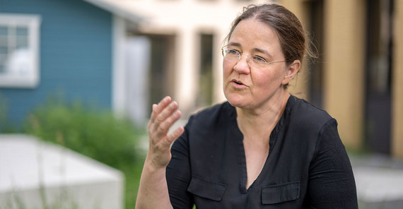 Prof. Dr. Ulrike Herzschuh Prof. Dr. Ulrike Herzschuh während des Interviews