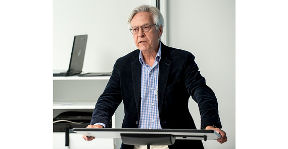 Bryan S. Turner auf der internationalen Konferenz „The Transformation of Citizenship“ in diesem Juni an der Universität Potsdam (Foto: Karla Fritze)