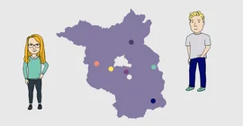 Titelbild der Actionbound-App, mit der man die Brandenburger Hochschulen erkunden kann. | Abbildung:  Netzwerk Studienorientierung Brandenburg