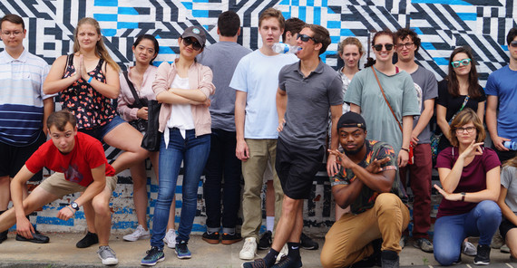 Gaststudierende in Potsdam. Foto: Janna Uhry-Ganz. Gaststudierende in Potsdam. Foto: Janna Uhry-Ganz.