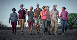 The research team in Namibia | Photo: Olwen Evans