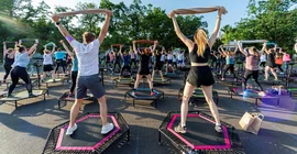 Hüpfbegeisterte kamen zur Jumping-Party | Foto: Tobias Hopfgarten