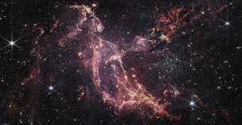 Sternhaufen innerhalb der Galaxie Kleine Magellansche Wolke, 200.000 Lichtjahre entfernt