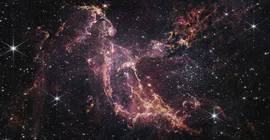 Sternhaufen innerhalb der Galaxie Kleine Magellansche Wolke, 200.000 Lichtjahre entfernt