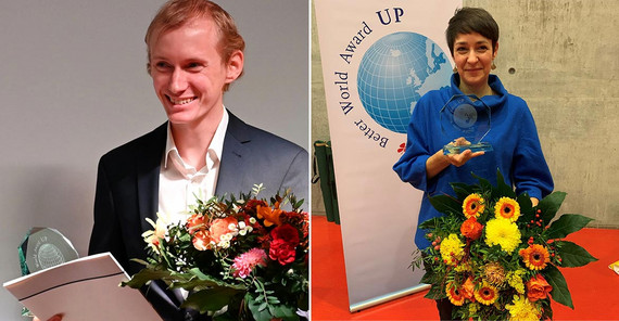 Links: Dr. Julian Risch (2021) Rechts: Dr. Anna von Rath (2020)