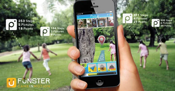 Das Outdoor-Game „Pic-it-Up“. Foto: Yaron Atiya.