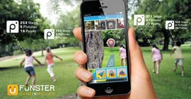 Das Outdoor-Game „Pic-it-Up“. Foto: Yaron Atiya.