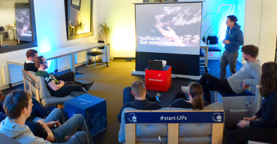 At Potsdam’s start-up service. Photo: T. Bergemann. At Potsdam’s start-up service. Photo: T. Bergemann.