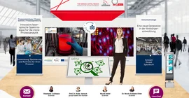 Der virtuelle Stand der Universität Potsdam auf der „analytica“ | Foto: Potsdam Transfer