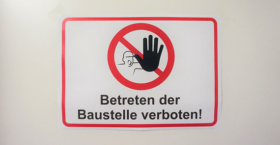 Nil wird Baustelle. | Foto: Karin Sumpf