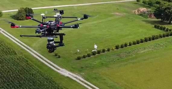 Drohnenaufnahme über Marquardt