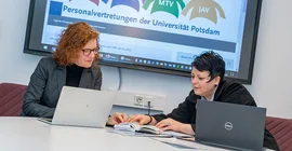 Susanne Gnädig und Franka Bierwagen