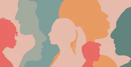 Illustration Profil  menschlicher Silhouette