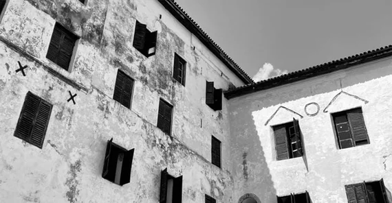 Gebäude: Elmina Castle – ein Teil des Gebäudes