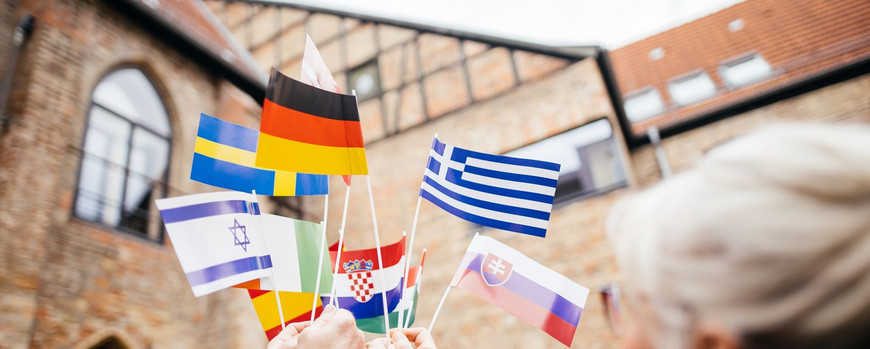 Verschiedene Flaggen der Welt