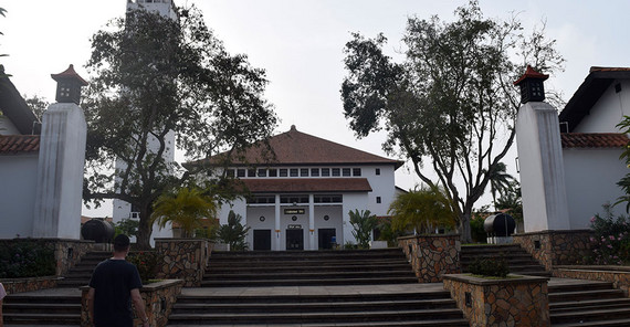 Auf dem Foto ist die Great Hall zu sehen. Das Foto ist von Frithjoff Sonntag.