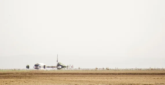 The drilling camp in Kenia. Photo: Annett Junginger.