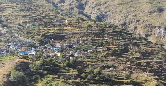 Das Bergdorf Balgaon.