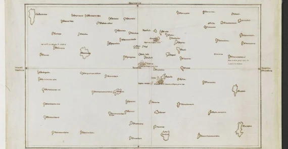 Tupaia’s Map, 1770, British Library, London, © British Library Board BL Add MS 21593.C