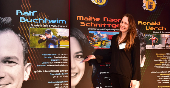Maike Naomi Schnittger beim Sportlerempfang 2016
