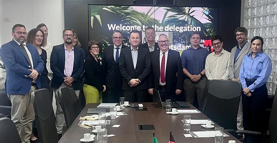 University of Potsdam delegation with representatives of partner institution UNICAMP (Campinas).