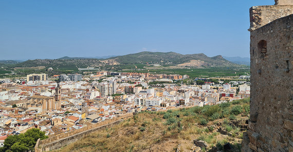 Die Aussicht von der Festung auf die Stadt.