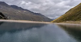 Reservoir in Ötztal Alps