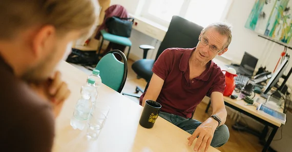 Ulrich Kohler im Gespräch