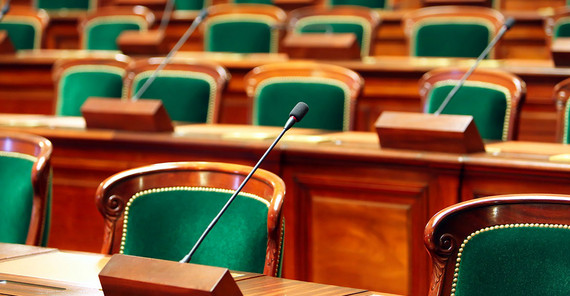 Blick in einen Parlamentssaal Blick in einen Parlamentssaal