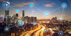 Kabellos vernetzt: die „smarte“ Stadt. Foto: Fotolia/jamesteohart.