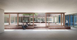 Der siegreiche Entwurf des Berliner Architektenbüros Bruno Fioretti Marquez verspricht viele Möglichkeiten für Kommunikation und Begegnungen. Grafik: Bruno Fioretti Marquez Architekten