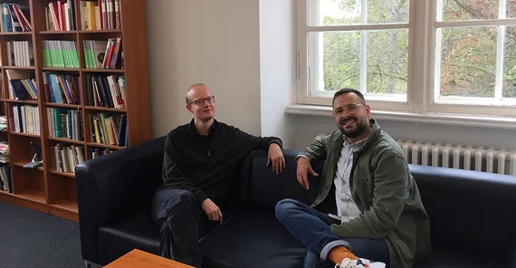 Kaspar Renner (li.) und Vinzenz Hoppe. Foto: Iwan-Michelangelo D'Aprile