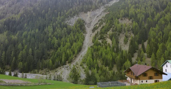 One of the channels that may lead to debris flows | Photo: Dr. Sara Savi