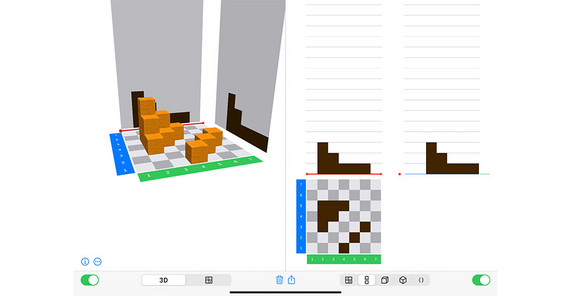 Screenshots der Klötzchen-App | Bildrechte: Heiko Etzold