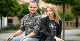 Mandy Brose (r.) und Kevin Birkefeld (l.)