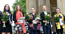 Preisträger bei der Absolventenverabschiedung 2016 (Foto: Karla Fritze)