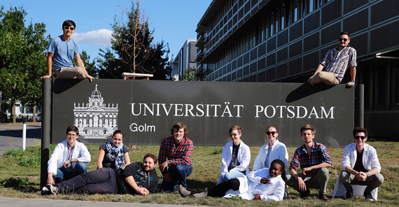 Das Potsdamer iGEM-Team 2019. Foto: Robin Michael. Das Potsdamer iGEM-Team 2019. Foto: Robin Michael.