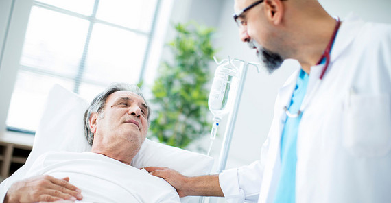 Ein Arzt und sein Patient