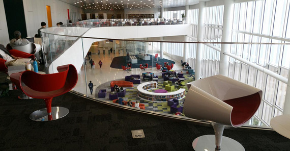 Die Bibliothek der North Carolina State University. Foto: U. Lucke. Die Bibliothek der North Carolina State University. Foto: U. Lucke.