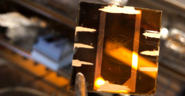 An der Universität Potsdam im Rahmen von HyPerCells entwickelte hocheffiziente Perowskit-Solarzelle.