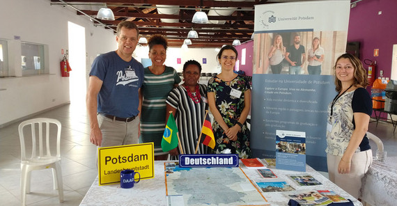 Gruppenbild am Stand - ESALQ | Foto: privat