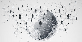 Networks - Business Connections - Social Media Concept Design