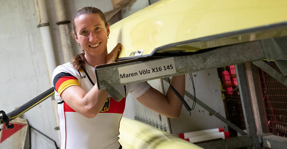 Studentin Maren Völz rudert bei den Olympischen Spielen Studentin Maren Völz rudert bei den Olympischen Spielen