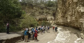 60.000 Jahre alte Seesedimente und Aschenlagen | Foto: Corinna Kallich
