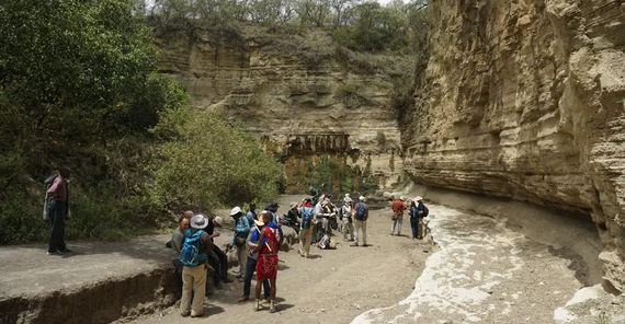 60.000 Jahre alte Seesedimente und Aschenlagen | Foto: Corinna Kallich