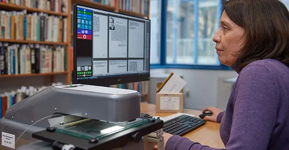 Digitale Bearbeitung von Mikrofilm-Daten im Moses Mendelssohn Zentrum